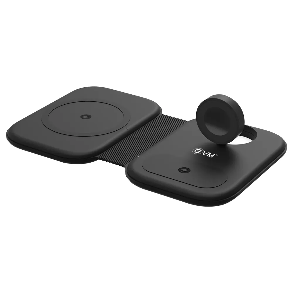 EVM Wireless Charger Magsafe Enmag Dock Pro 3 in 1 15w (iPhones, Apple Watch, EarPods)